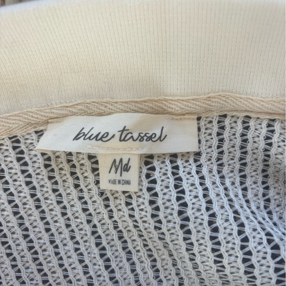 Blue Tassel at Anthropologie NEW WITH TAGS Collared Midi Dress Medium - Picture 8 of 12